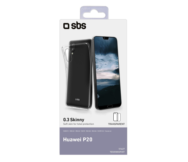 Etui Skinny do Huawei P20 przezroczyste - 1438863 - zdjęcie 2